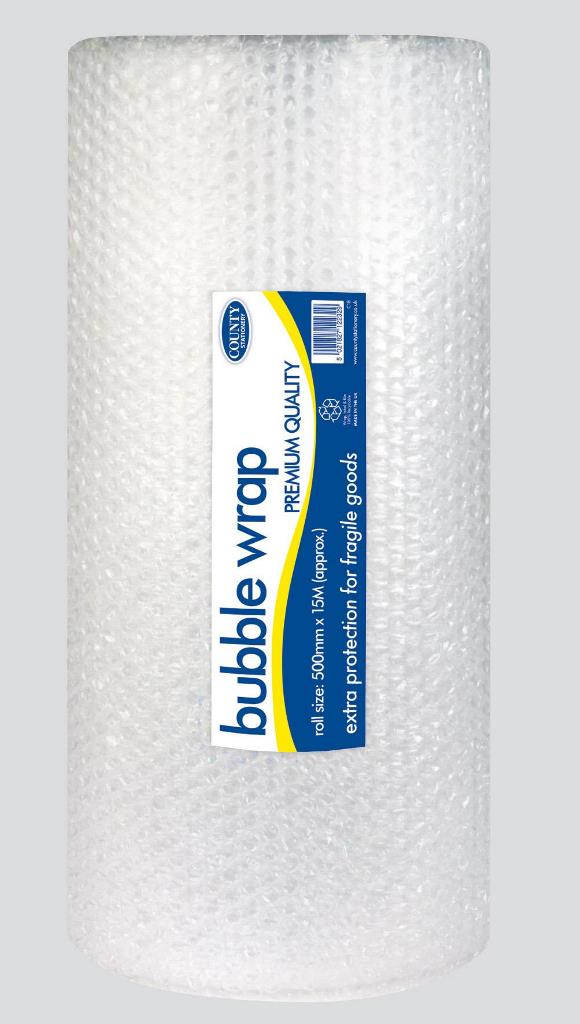 County Bubble Wrap Rolls Extra Large 50cm X 15M - Click Image to Close