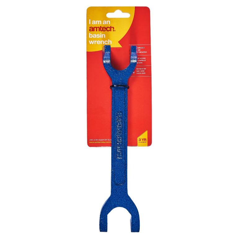 Amtech Fixed Basin Wrench - Click Image to Close