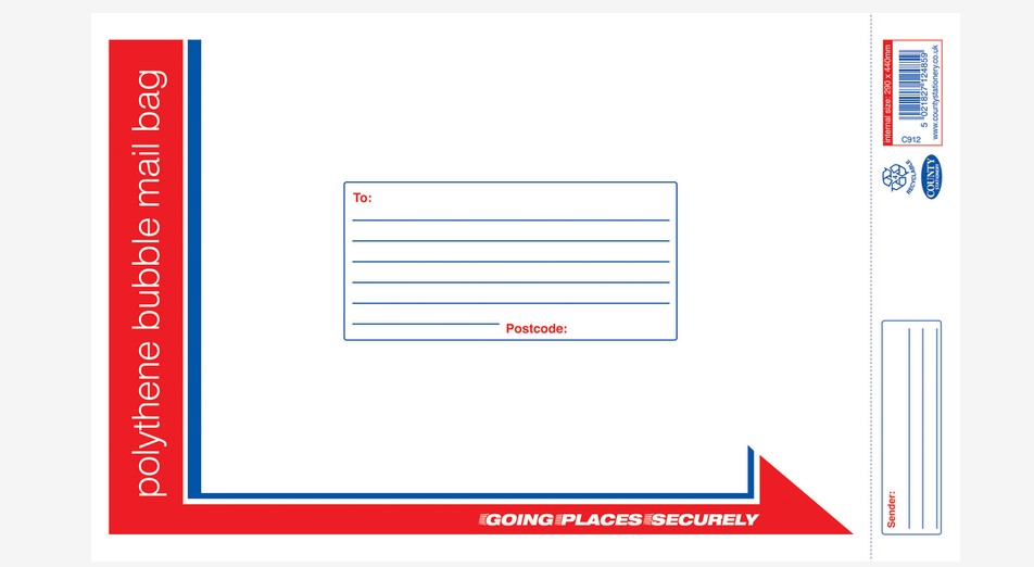 Poly Bubble Envelope Large 290mm x 440mm x 10pc - Click Image to Close