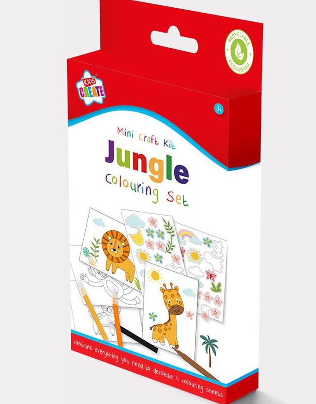 Jungle Colouring Set - Click Image to Close