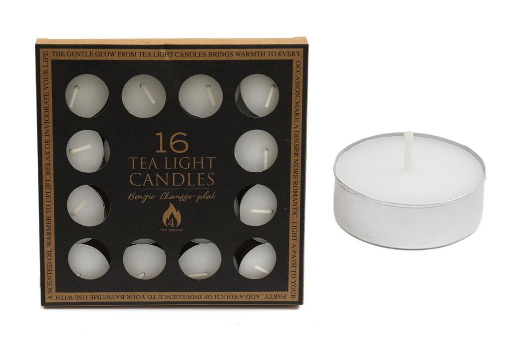 Tealights 16 Pack - Click Image to Close