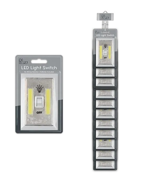 LED Light Switch With Clip Strip - Click Image to Close