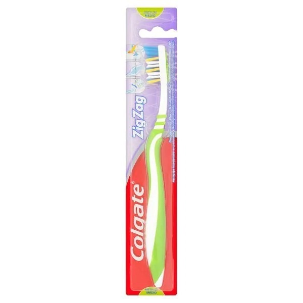 COLGATE ZIG ZAG TOOTHBRUSH MEDIUM X 12 - Click Image to Close