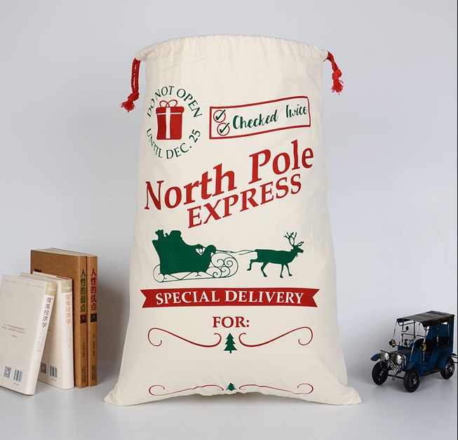 Christmas North Pole Express Santa Sack 75 x 45cm - Click Image to Close