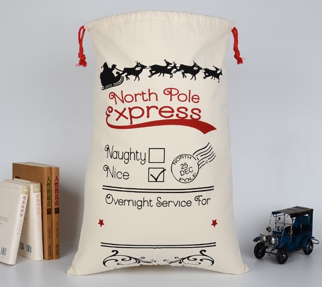 Christmas North Pole Express Santa Sack 75 x 45cm - Click Image to Close