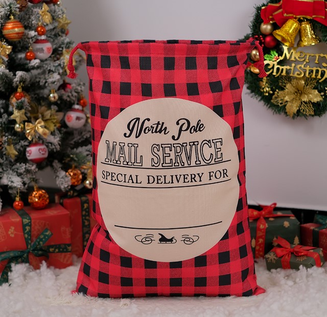 Christmas North Pole Express Santa Sack 75 x 45cm - Click Image to Close