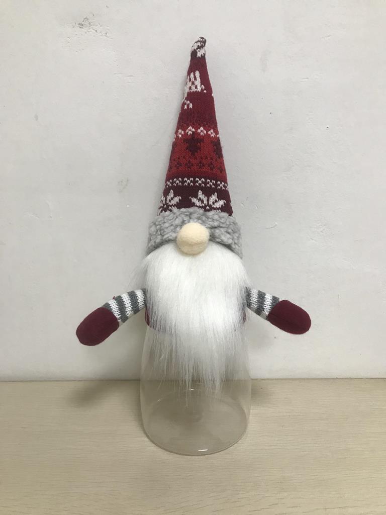 Nordic Classic 11" Gonk Christmas Candy Jar - Click Image to Close