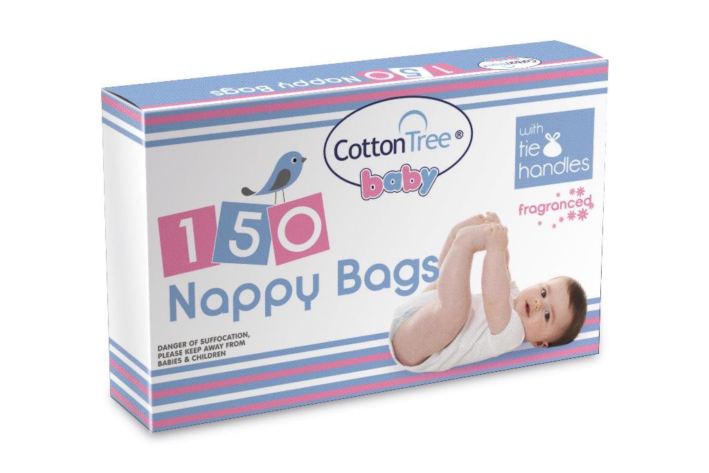 Fragranced Nappy Bags 150 Pack - Click Image to Close
