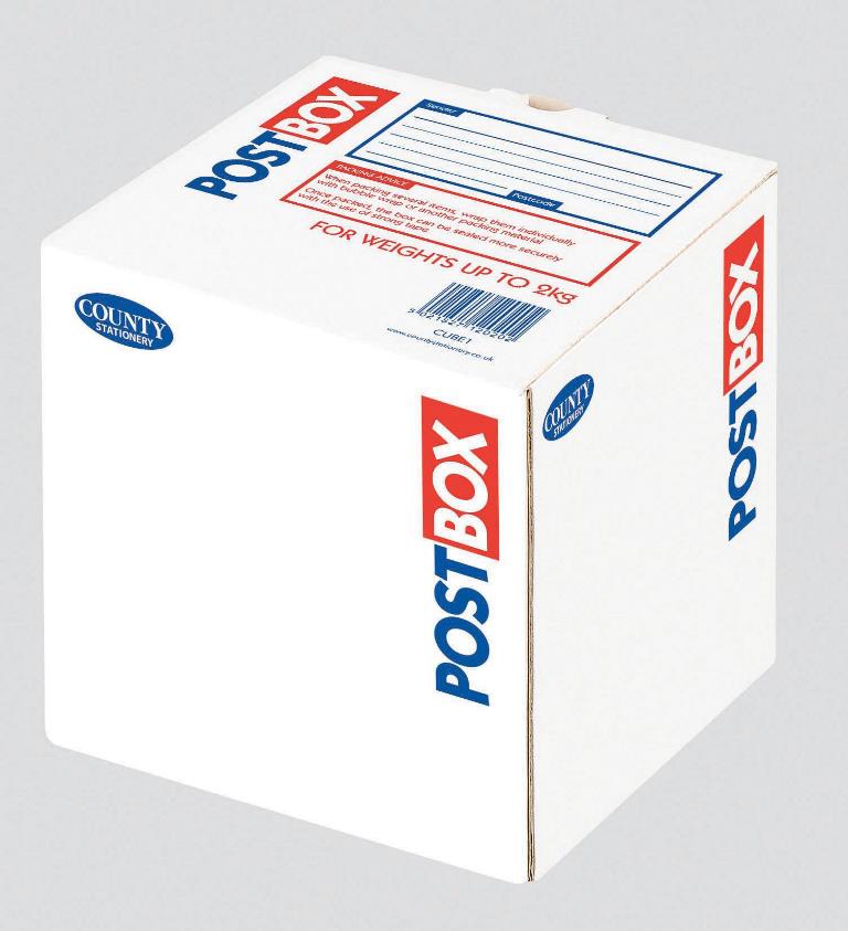 County Postal Boxes Cube ( 15.5 X 15.5 X 15.5cm ) 15 Pack - Click Image to Close