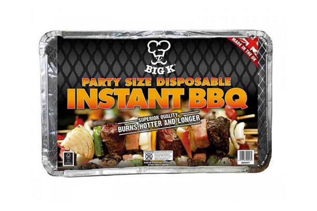 Big K All In One Party Size Disposable BBQ - Click Image to Close