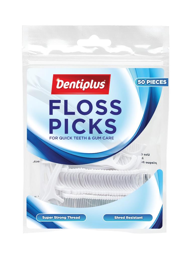 Dental Floss Picks 50 Pack - Click Image to Close