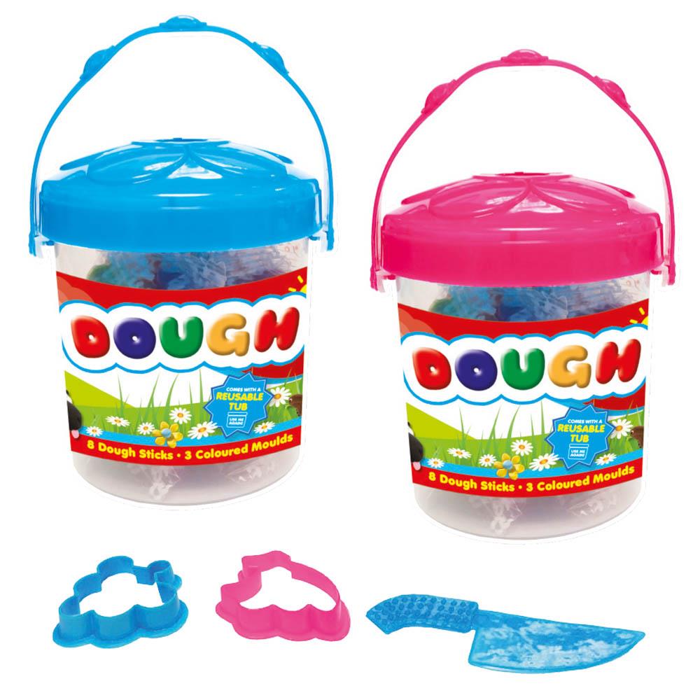 Kids Create Activity 8 Coloured Dough Sticks In Tub - Click Image to Close