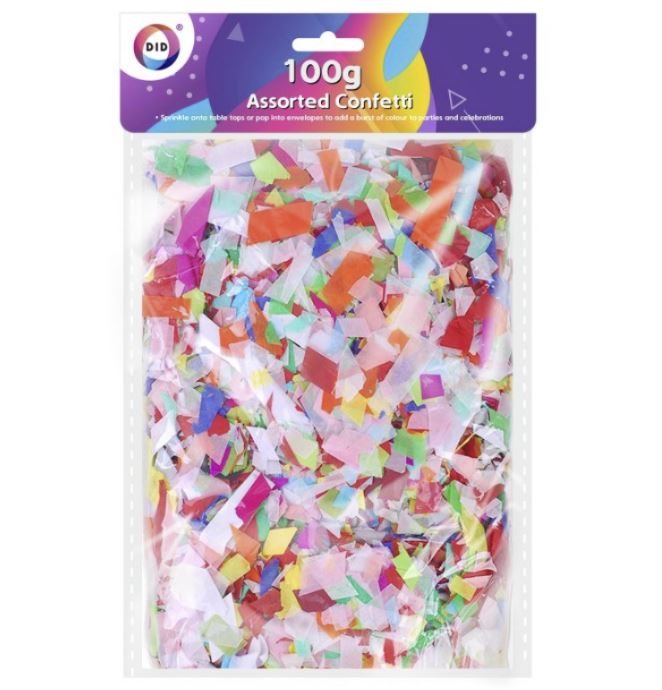 Assorted Celebration Confetti 100g - Click Image to Close