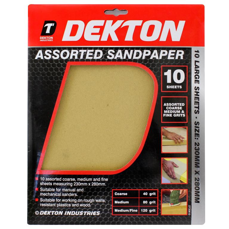 Dekton Sandpaper ( Assorted ) - Click Image to Close