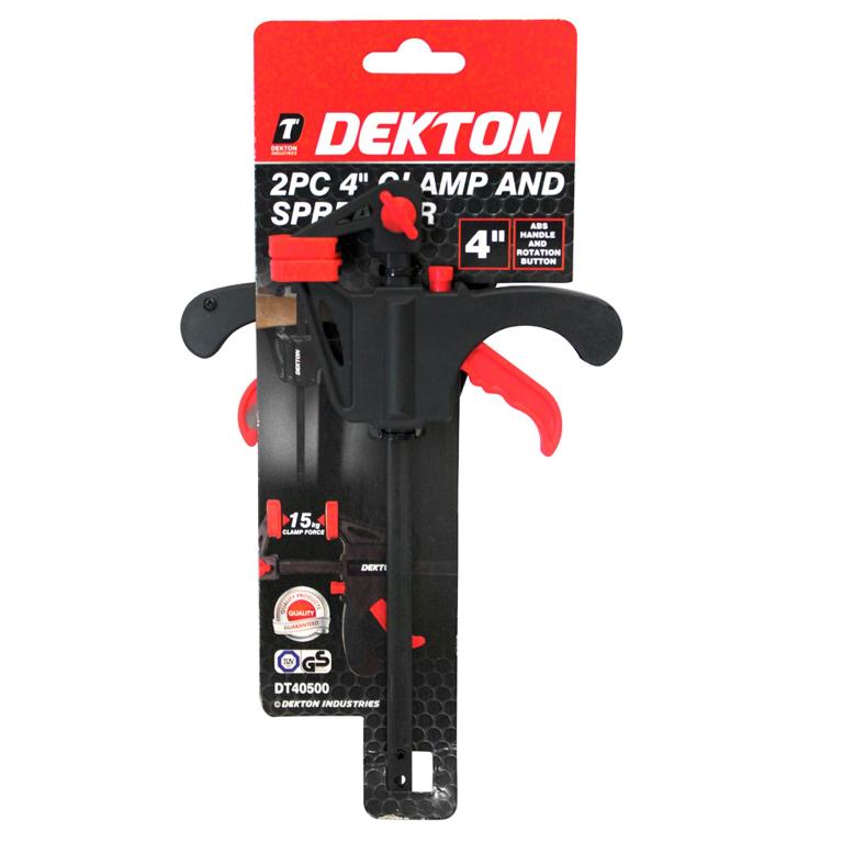 Dekton 2 Piece 4" Clamp And Spreader - Click Image to Close