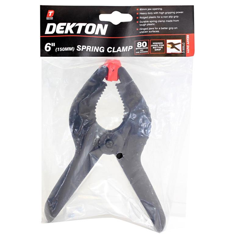 Dekton 6" ( 150mm ) Spring Clamp - Click Image to Close