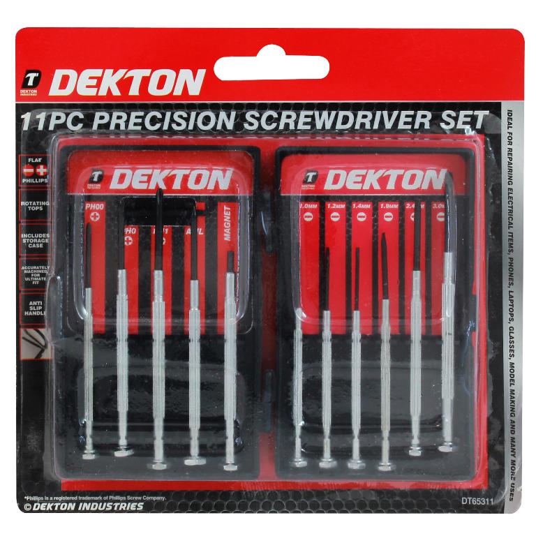 Dekton 11 Pack Precision Screwdriver - Click Image to Close