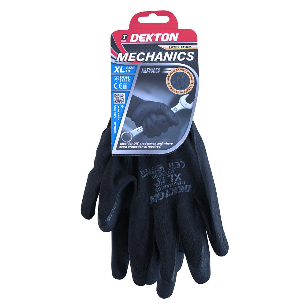 Dekton Size 10/Xl Mechanics Nitrile Coated Gloves - Click Image to Close