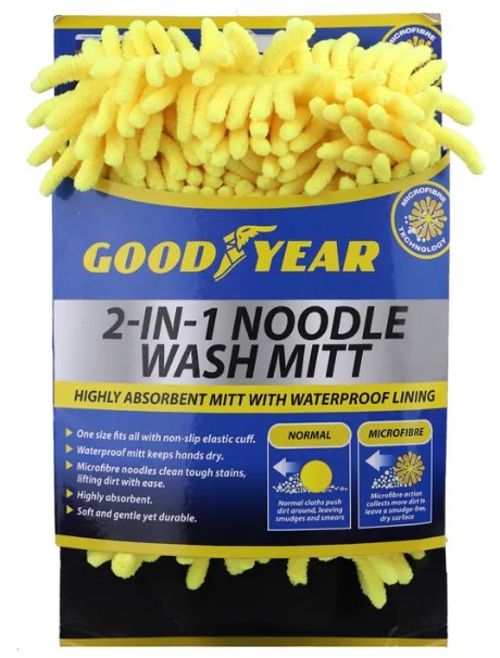 Goodyear 2 In 1 Noodle Wash Mitt - Click Image to Close