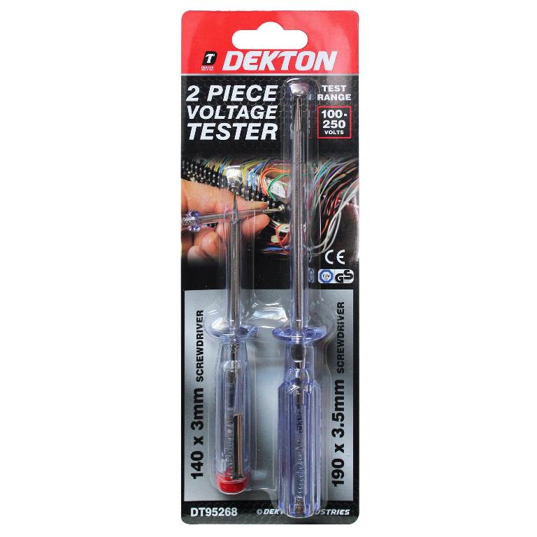 Dekton 2 Pack Mains Tester - Click Image to Close