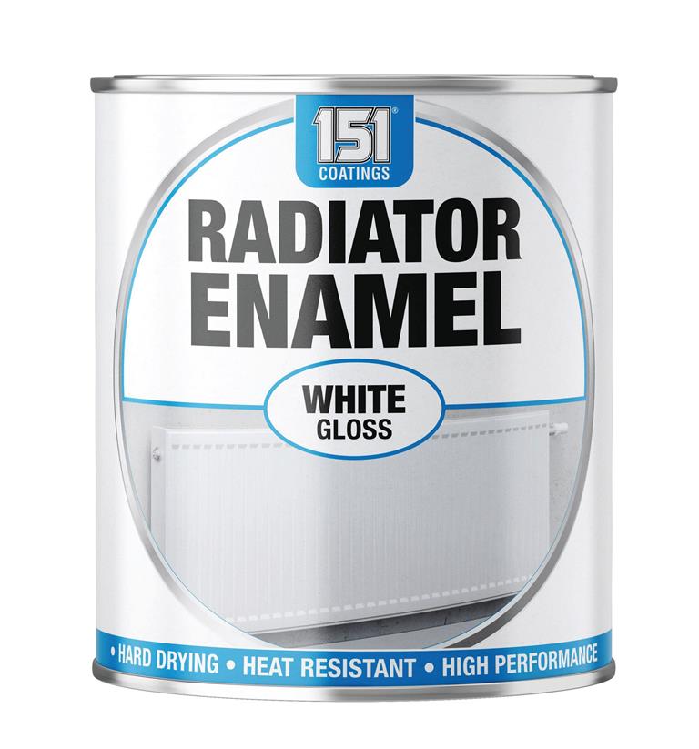 Radiator Enamel White Gloss 300ml - Click Image to Close