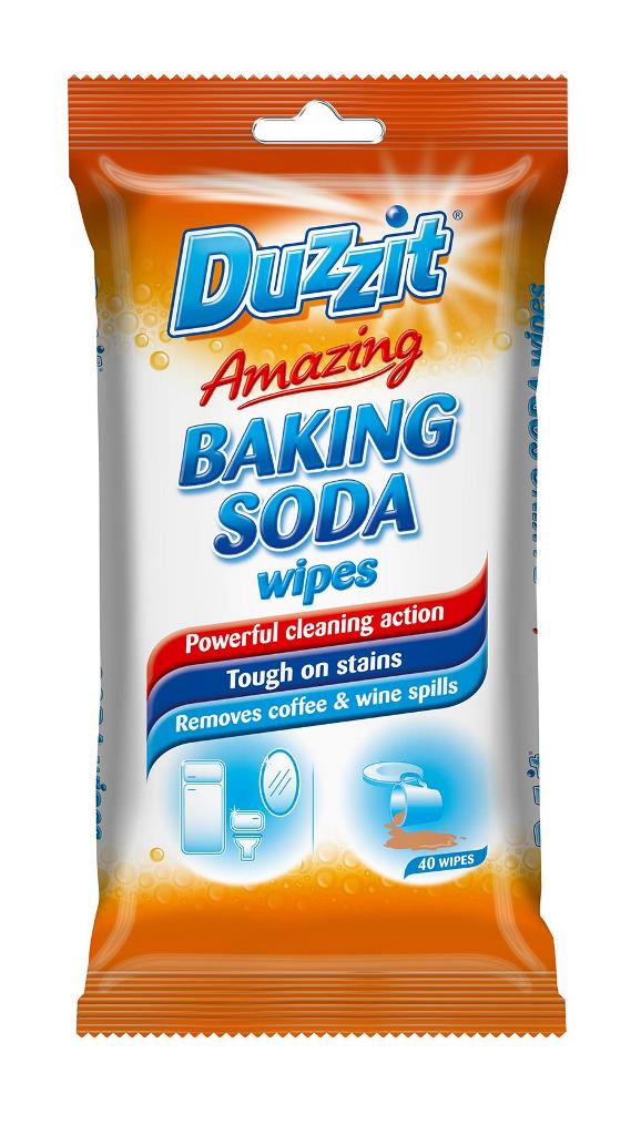 Duzzit Amazing Baking Soda Wipes 40 Pack - Click Image to Close