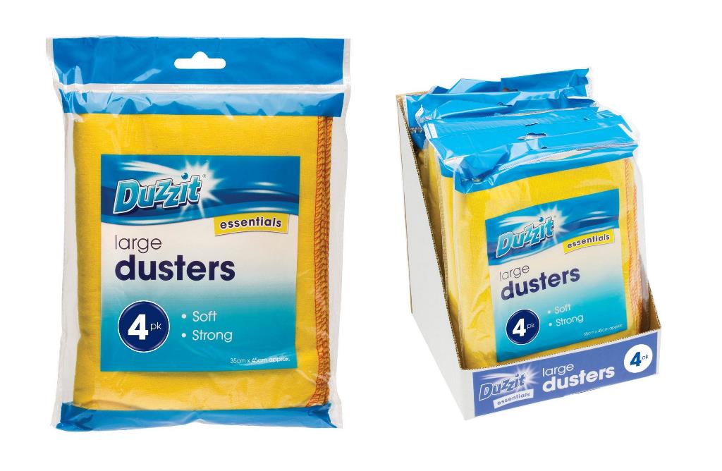 Large Dusters 4 Pack - Click Image to Close