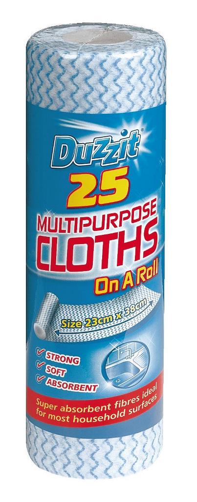 Multipurpose Cloths 25 Pack - Click Image to Close