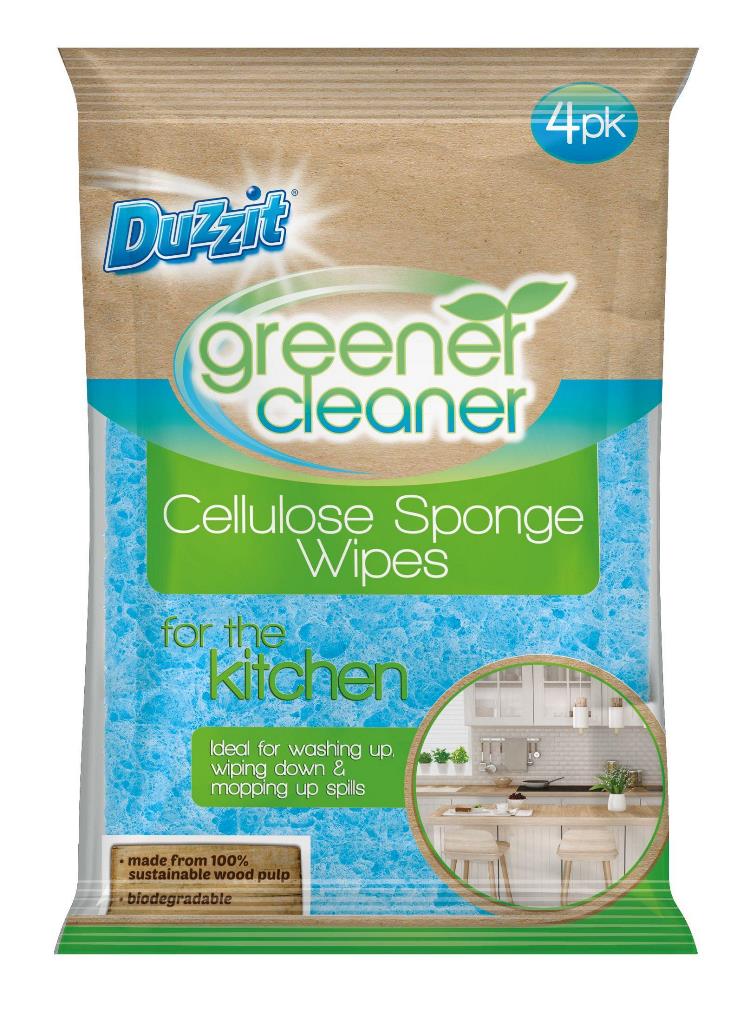 Cellulose Wipes 4 Pack - Click Image to Close