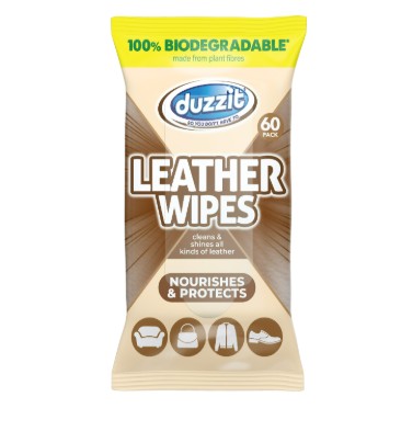 Duzzit Biod Leather Cleaning Wipes 60pack