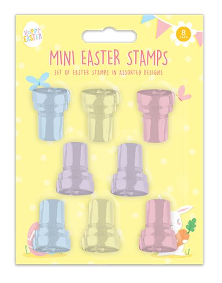 Mini Easter Stamps 8 Pack - Click Image to Close