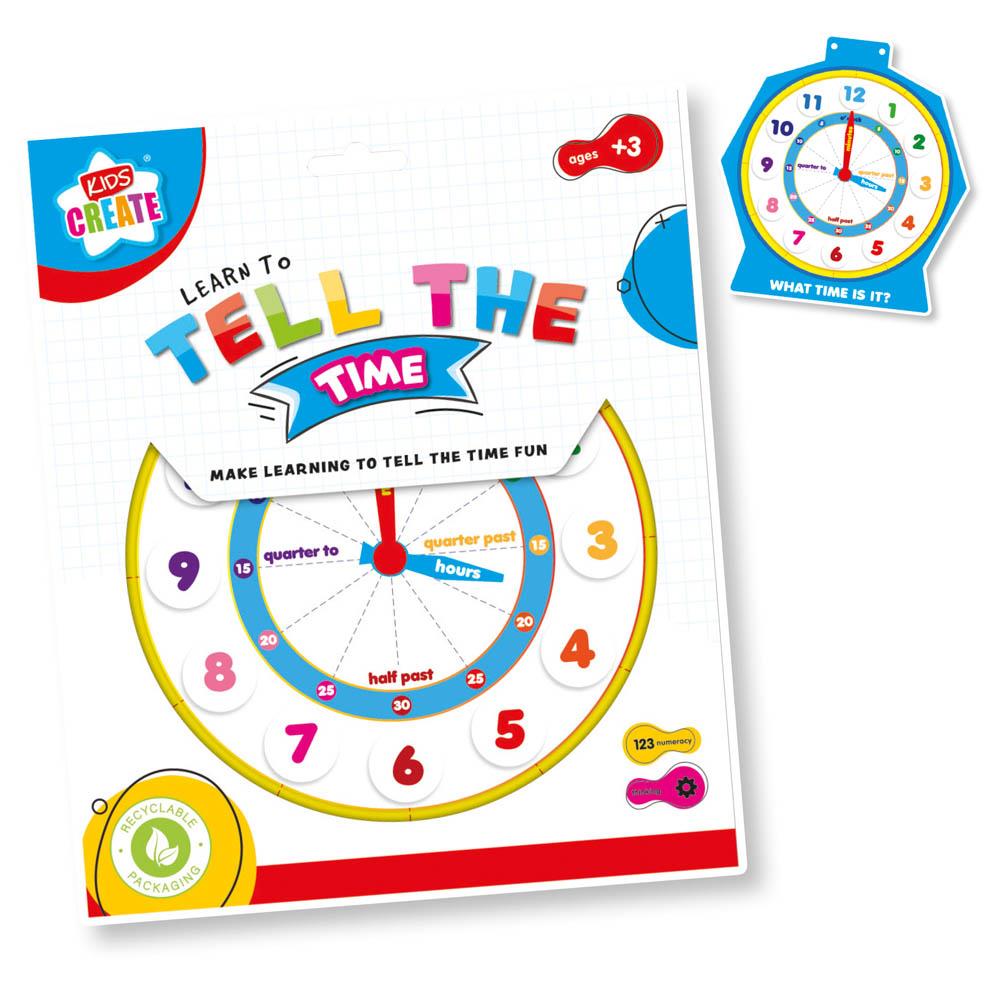 Educational Tell The Time Clock - Click Image to Close