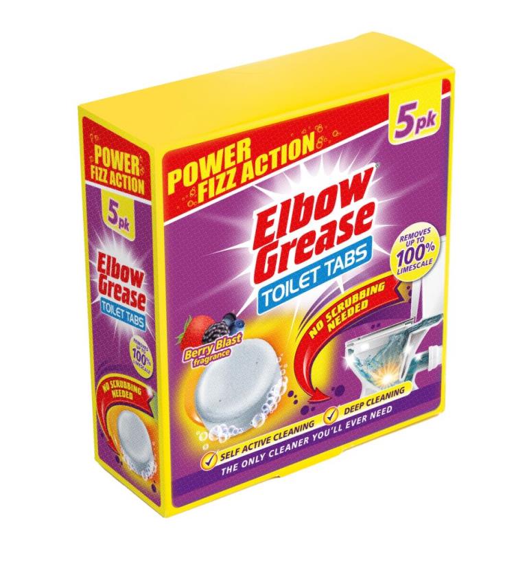Elbow Grease Toilet Tablets 5 X 30g - Berry - Click Image to Close