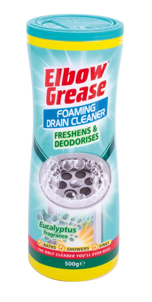 Elbow Grease Foaming Drain Cleaner Eucalyptus 500g - Click Image to Close