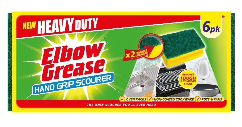 Elbow Grease Kitchen Scourer 6 Pack - Click Image to Close