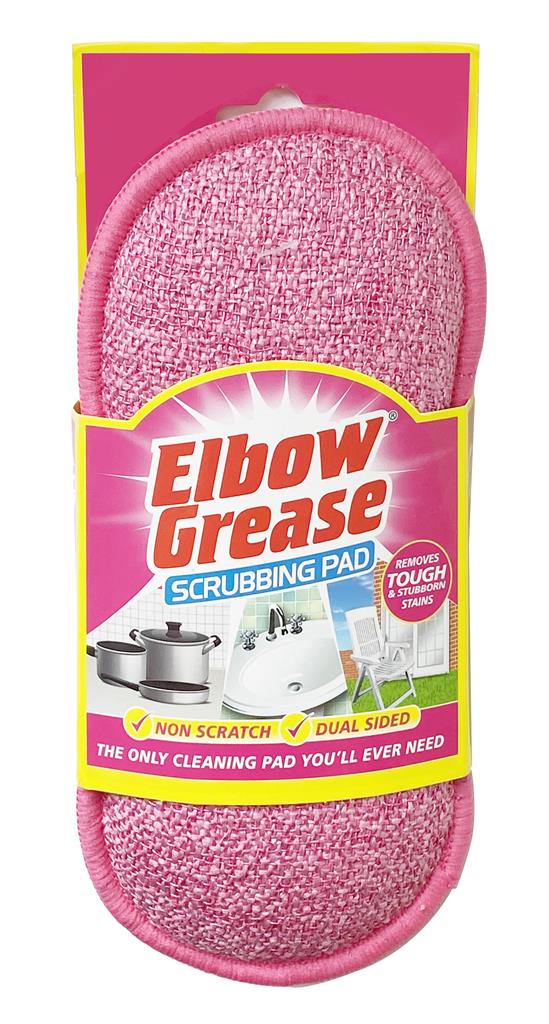 Elbow Grease Scrubbing Pad Pink Cs - Click Image to Close