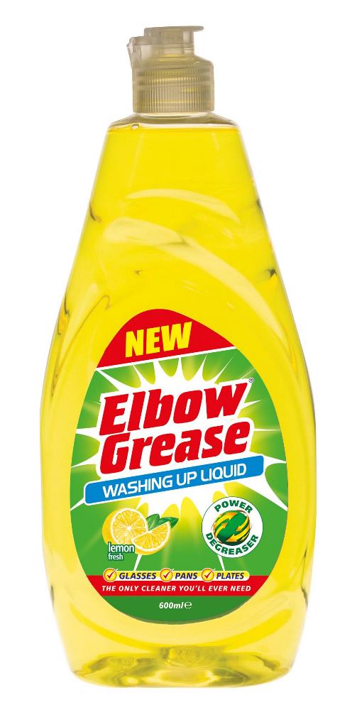 Elbow Grease Washing Up Liquid 600ml - Click Image to Close