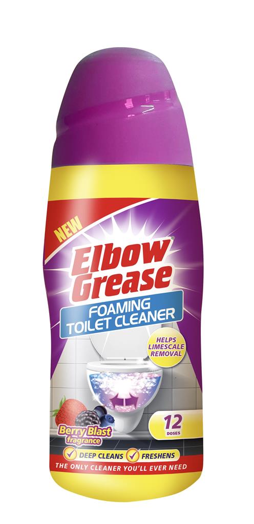 Elbow Grease Foaming Toilet Cleaner Berry Blast 500g - Click Image to Close
