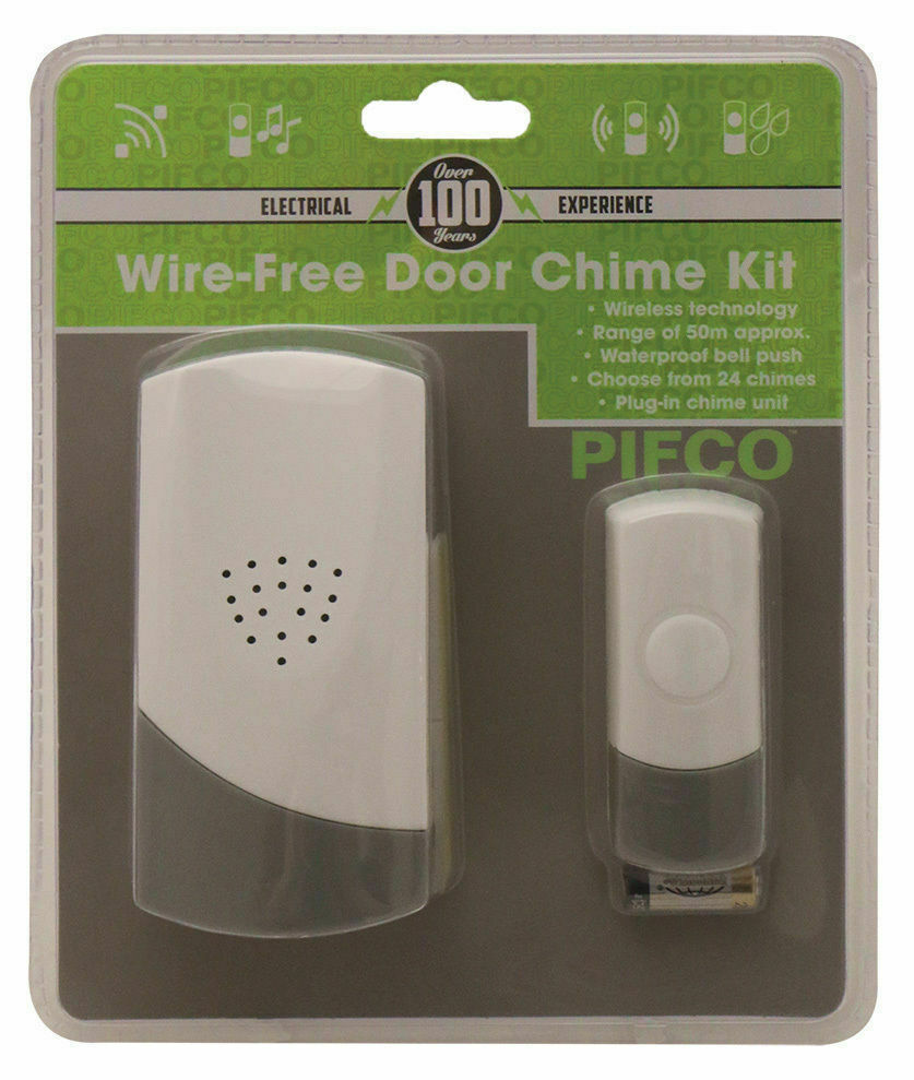 Ac Cordless Door Chime Kit - Click Image to Close
