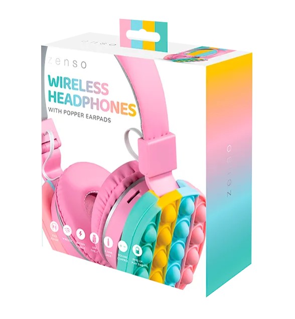 Wireless Headphones with Poppers - Click Image to Close