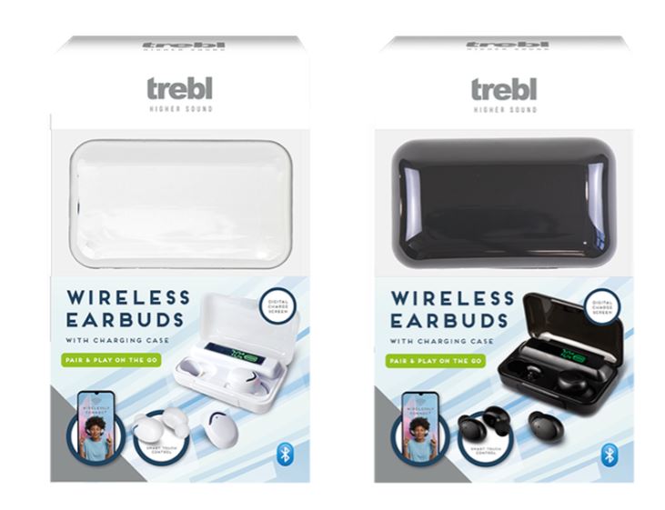 Wireless Bluetooth Ear Buds With Charging Case - Click Image to Close