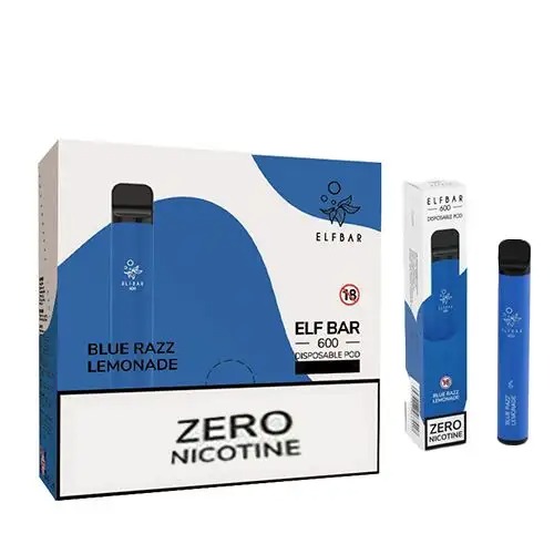 Elf Bar 600 Vape Blue Razz Lemonade - Click Image to Close