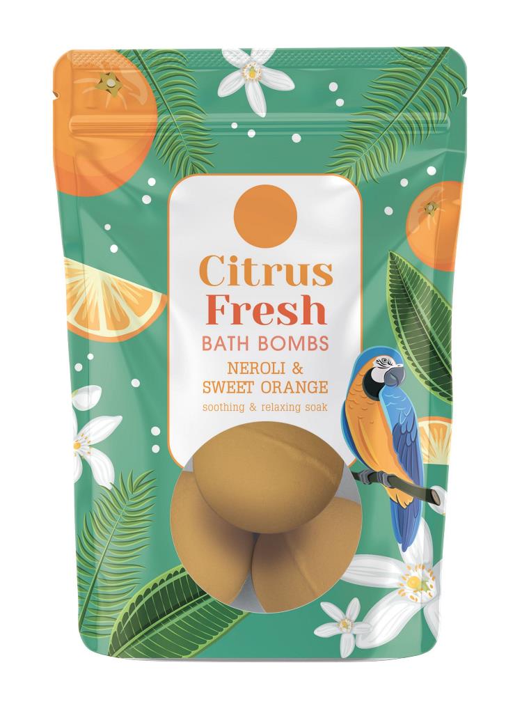Ely Spa Bath Bombs Neroli & Sweet Orange 3 x 50g - Click Image to Close