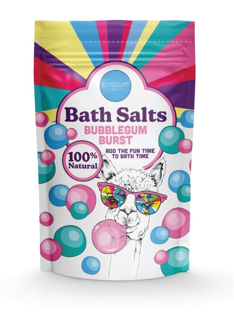 Elysium Spa 450G Bath Salts - Bubblegum Burst - Click Image to Close