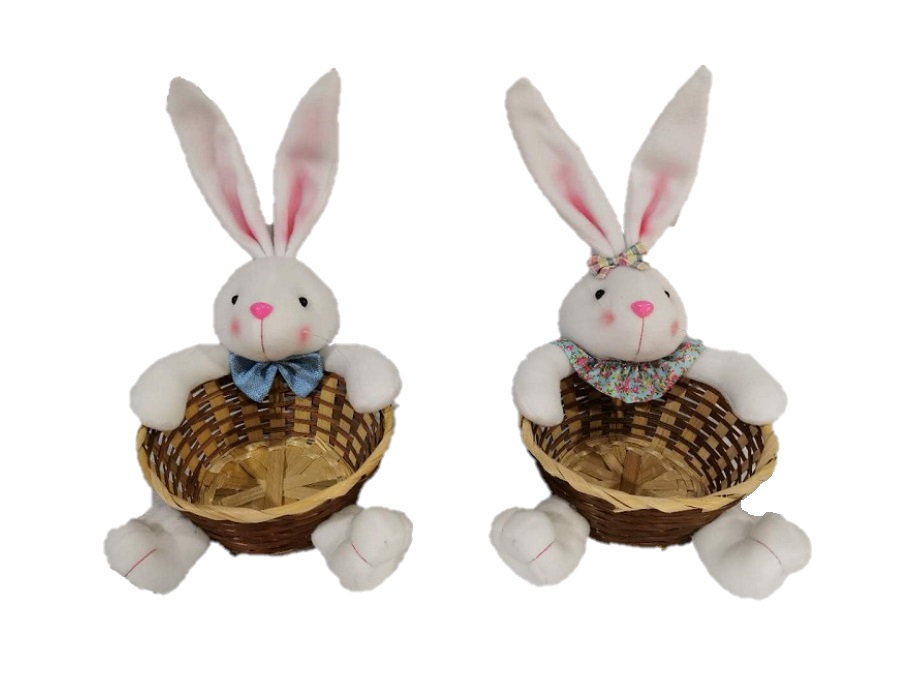 Easter Wicker Basket - Click Image to Close
