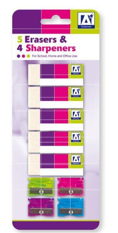 Eraser Sharpener Set - Click Image to Close