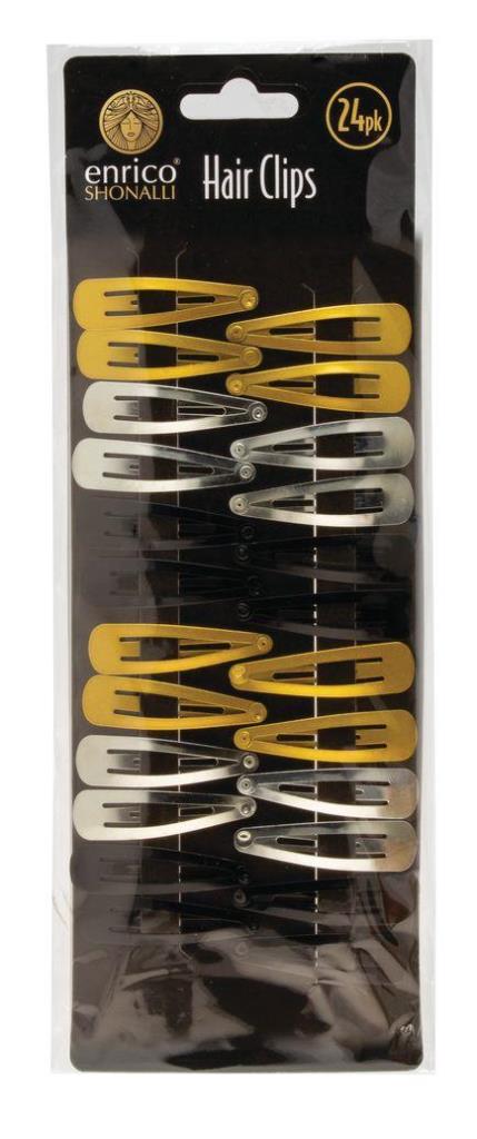 Hair Clips 24 Pack - Click Image to Close