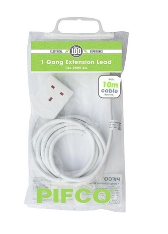 1 Gang ( 1 Way ) Extension Lead 10m - Click Image to Close
