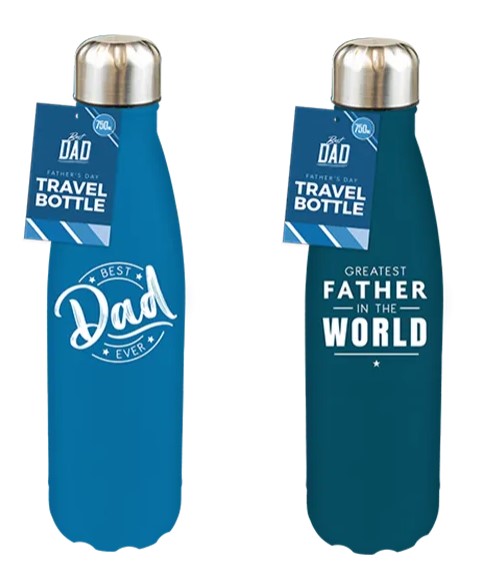 Father's Day Rubberised Travel Bottle 750ml - Click Image to Close
