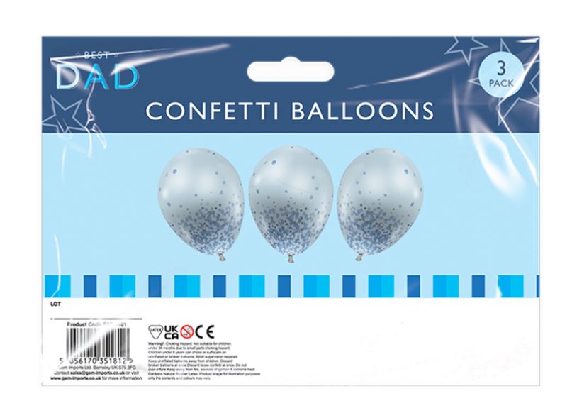 Fathers Day Confetti Balloons - Click Image to Close